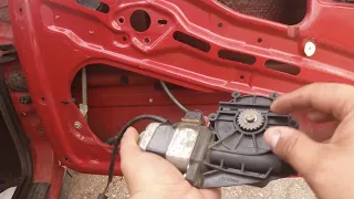 BMW E30 Window Motor Removal and Repair