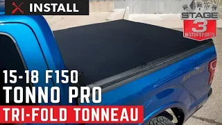 2015-2018 F150 and Raptor Tonno Pro Tri Fold Tonneau Cover Install