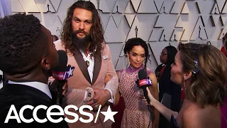 Jason Momoa Brought A Scrunchie To The Oscars Because He's Ready To Party! | Access