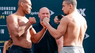 Jacare Souza vs. Robert Whittaker UFC on FOX 24 Weigh-in Staredown - MMA Fighting