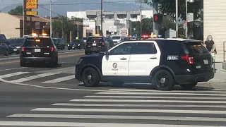 LAPD x26 Units Responding