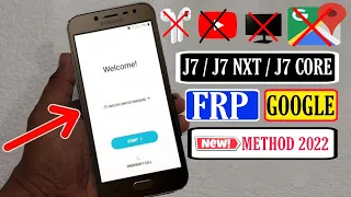 Samsung J7 NXT/J7 Core ANDROID 7.0/7.1.1 | Google/FRP Bypass | Fix YouTube/Fix Location | Without PC