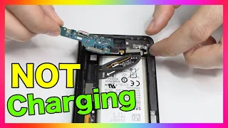 ⚡⚡Samsung Galaxy Z Fold3 5G Not Charging! Replace the Charging Flex Connector ✅