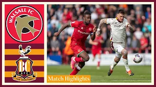 MATCH HIGHLIGHTS: Walsall v Bradford City