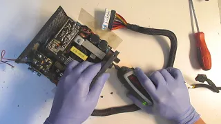 Replacing bad capacitors in a computer power supply ATX