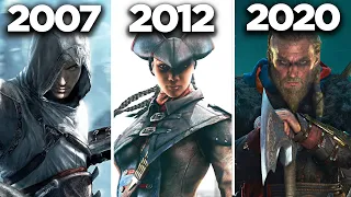 ALL ASSASSIN'S CREED STORY TRAILERS (2007 - 2020)