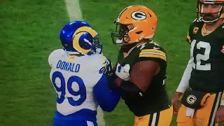 Aaron Donald fights Elton Jenkins!