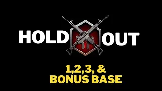 War Commander Holdout Bases 1,2,3, & Bonus Base Free Repair