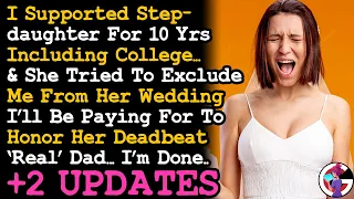 UPDATE Kicked Out My GF & Stepdaughter After They Tried To Exclude From Her Wedding I'm Paying For~