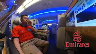 Emirates Business Class London to Dubai A380 (Flight report)