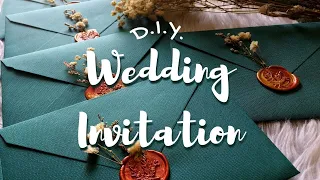 DIY Wedding Invitations Budget Friendly and Elegant | Rustic Woodland Theme