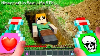 Minecraft in Real life POV ALEX FIGHT or LOVE - Realistic minecraft Animation