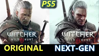 The Witcher 3 NEXT-GEN | PS5 | Performance vs Ray Tracing vs Original | 4k 60fps .