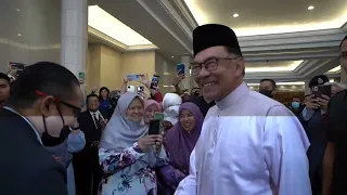 Majlis Clock In YAB Dato’ Seri Anwar Ibrahim, Perdana Menteri Ke-10