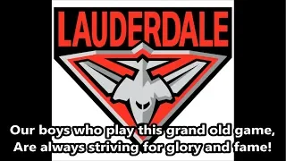 Lauderdale Bombers theme song (lyrics)