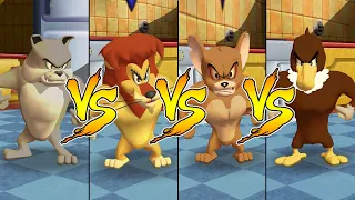 Tom and Jerry in War of the Whiskers HD Monster Jerry Vs Spike Vs Eagle Vs Lion (Master Difficulty)