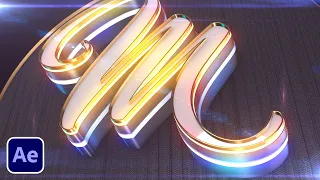 After Effects 3D Text Effects - Element 3D Tutorial