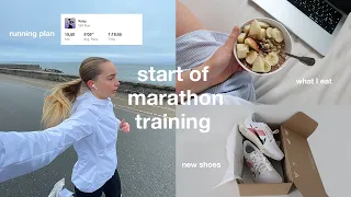 The start of marathon training | what I eat, training plan & injury recovery