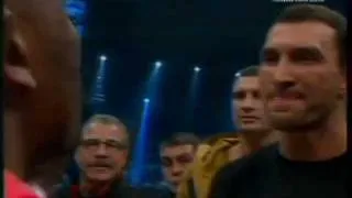 Плевок Чизора в лицо Кличко