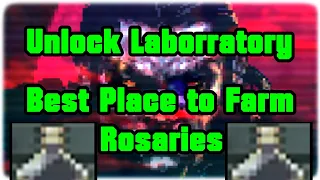 Vampire Survivors best place to farm Rosaries Unlock Laborratory