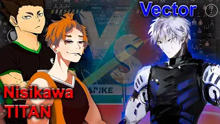 Nisikawa & Titan vs Vector. Best S Rank. Battle of Legends. Full gameplay. The Spike. Volleyball 3x3