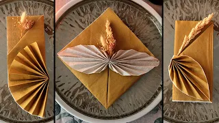 Napkin Folding Techniques That Will Make Your Table Look Elegant And Rich