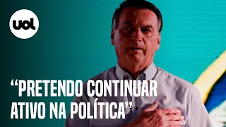 Bolsonaro promete seguir ativo na política brasileira: 'Não podemos abandonar'