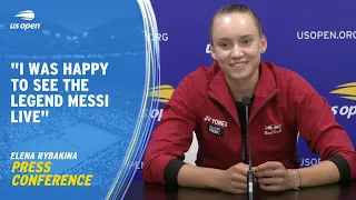 Elena Rybakina Press Conference | 2023 US Open Round 1