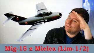 Mig-15 jet fighter - made in Poland as Lim-1 / Lim-2