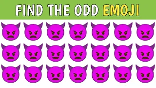 Find The Odd Emoji How Sharp Are Your Eyes? Spot the Odd one!