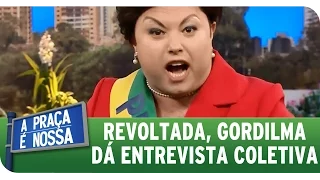 A Praça É Nossa (16/04/15) - Revoltada, Gordilma dá entrevista coletiva