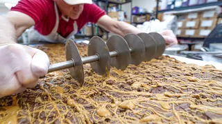 ASMR Making Peanut Butter Chocolate Cookie Bark