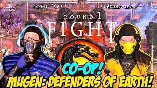 Scorpion & Sub-Zero Play - MORTAL KOMBAT : Defenders of The Earth v3.3 (MUGEN CO-OP) | MKX PARODY!