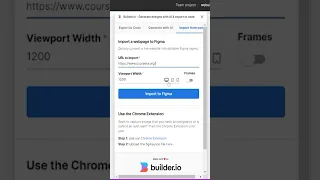 Import any website to figma | Builder.io tool