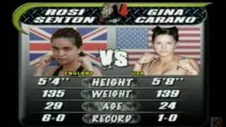 Gina Carano's second MMA fight Part 1