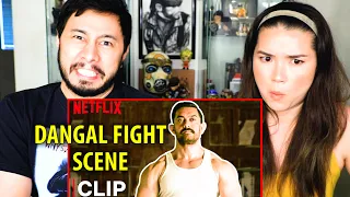 AAMIR KHAN'S CRAZY FIGHT SCENE | Dangal | Reaction | Jaby Koay & Achara Kirk