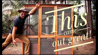 Step by Step converting a chicken coop into a lizard cage!