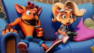 Coco Bandicoot Playing Uncharted + Crash in Uncharted Gameplay 4k