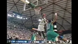 Shawn Kemp - Hornets at Sonics - 1995