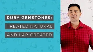 Ruby Gemstones | Treated Natural and Lab Created