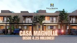 Conoce casa Magnolia en Villa Magna, Querétaro. Cerca de la entrada norte a El Campanario