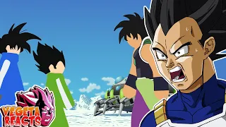 Vegeta Reacts To Goku and Vegeta VS Broly Stick Fight!!