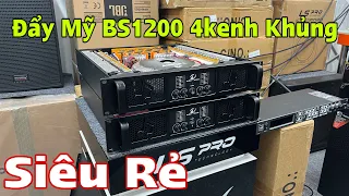 Xả đúng 2 cục Đẩy BS 1200 hàng Mỹ xịn giá Cực Rẻ, công xuất 1200w/kenh | lh 0888389222