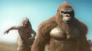 Kong Tries to Recruit Godzilla in Egypt in a nutshell #godzilla #kingkong #kongvsgodzilla