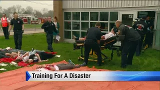 Training for a disaster with school shooting simulation