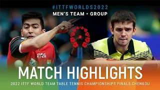 Highlights | Harmeet Desai (IND) vs Kirill Gerassimenko (KAZ) | MT Grps | #ITTFWorlds2022
