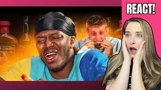 REACTING TO SIDEMEN EAT THE HOTTEST WINGS CHALLENGE