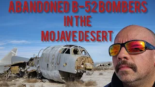 Exploring abandoned B-52 bomber ,B-58 aka Snoopy and 101 Voodoo fighter in the Mojave Desert.