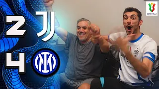 SUPER PERISICCC! CAMPIONIII! JUVENTUS 2-4 INTER | LIVE REACTION TIFOSI INTERISTI FINALE COPPA ITALIA