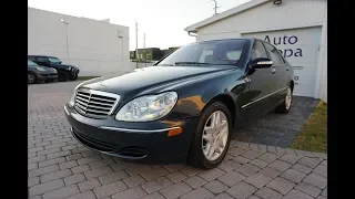 This Mercedes-Benz S 350 W220 Sedan is Light and Nimble for an S-Class, and a Joy to Drive *SOLD*